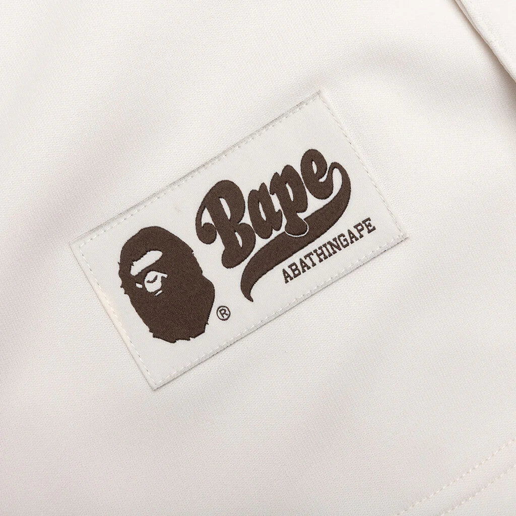 Baseball Jersey S S Shirt Ivory