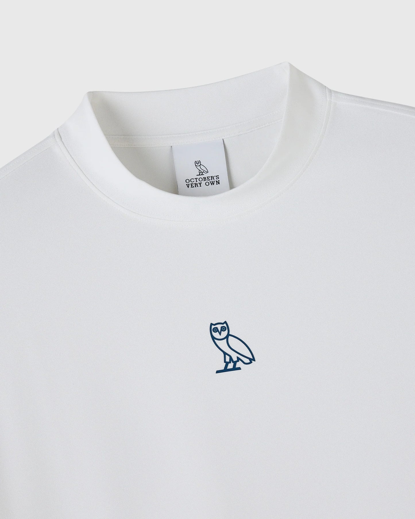 OVO Golf Mockneck Tee White