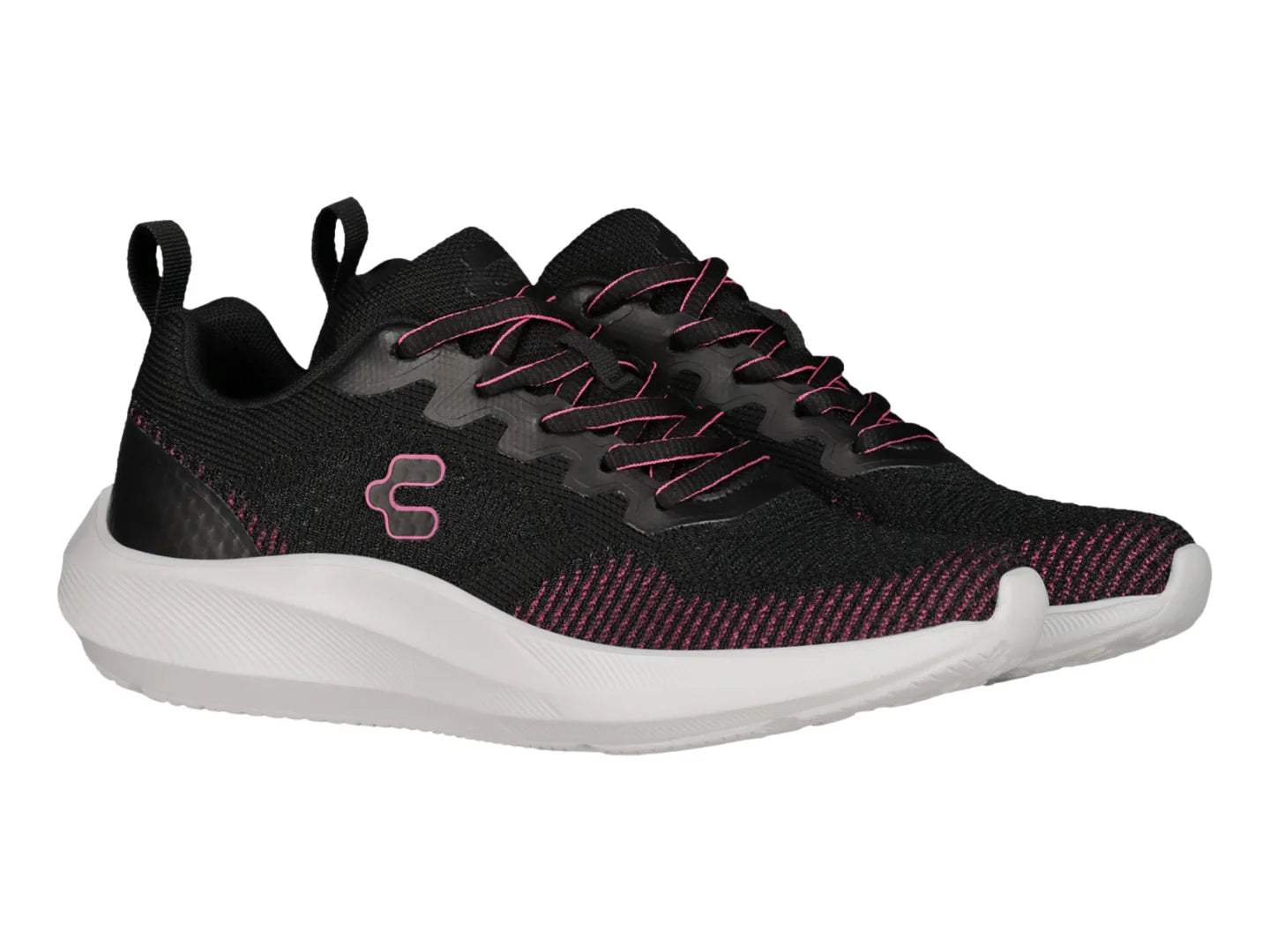Tenis Charly Negro con Fucsia para Mujer