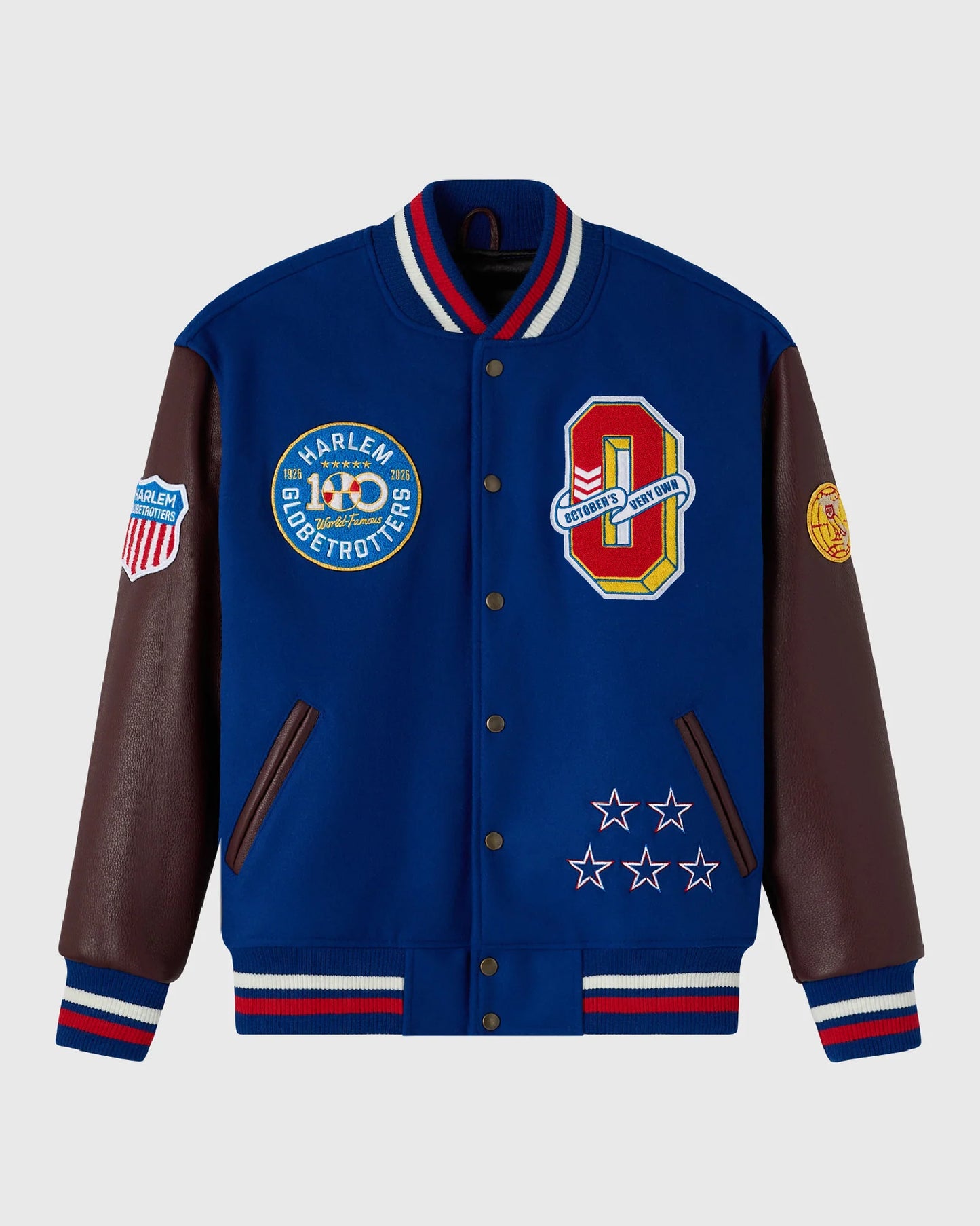 Harlem Globetrotters Varsity Jacket Blue