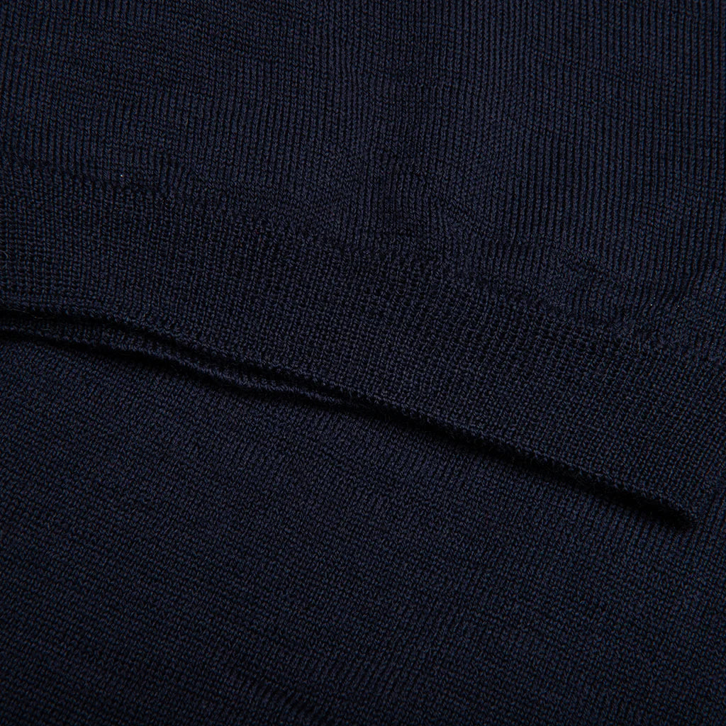 Red Emblem S S V Neck Cardigan Navy