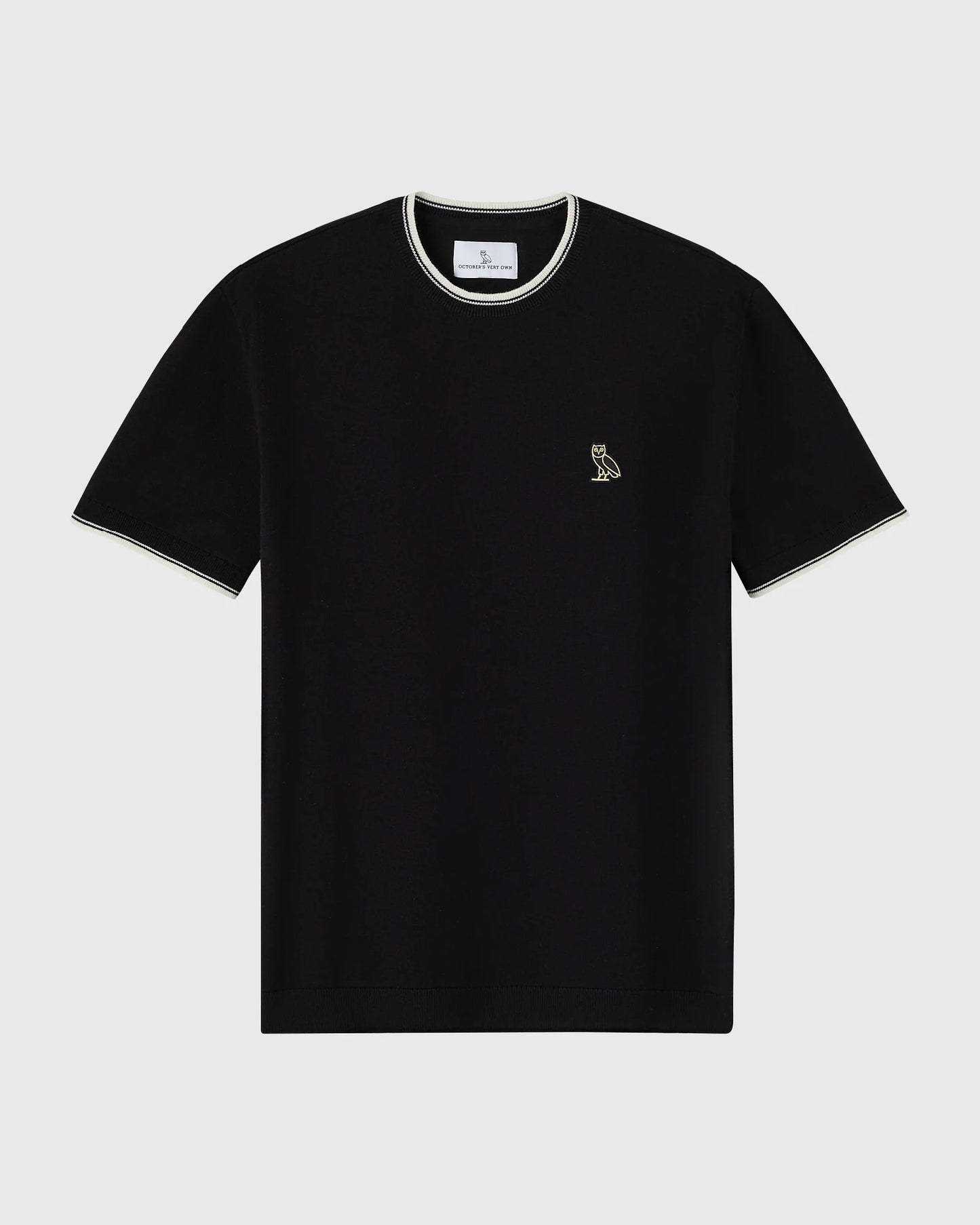 Classic Owl Sweater Tee Black
