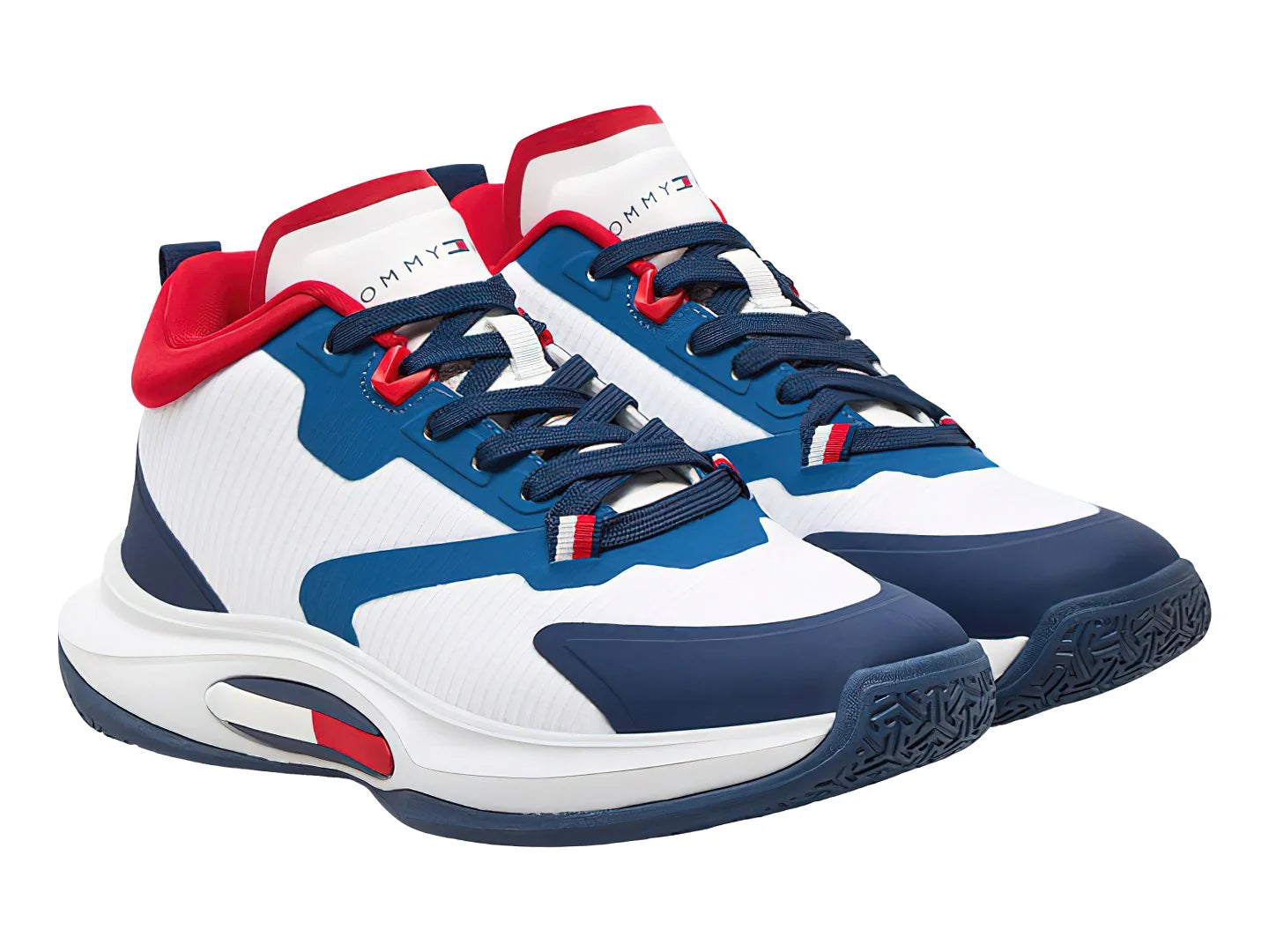 Tenis Tommy Hilfiger Azul Blanco y Rojo para Niño
