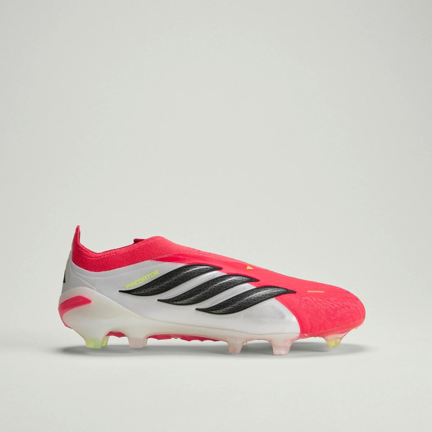 adidas Predator Elite Laceless FG Firm Ground Mens Soccer Cleats Red Black White
