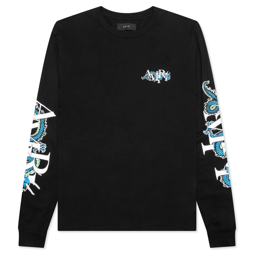 LNY Dragon L S Tee Black