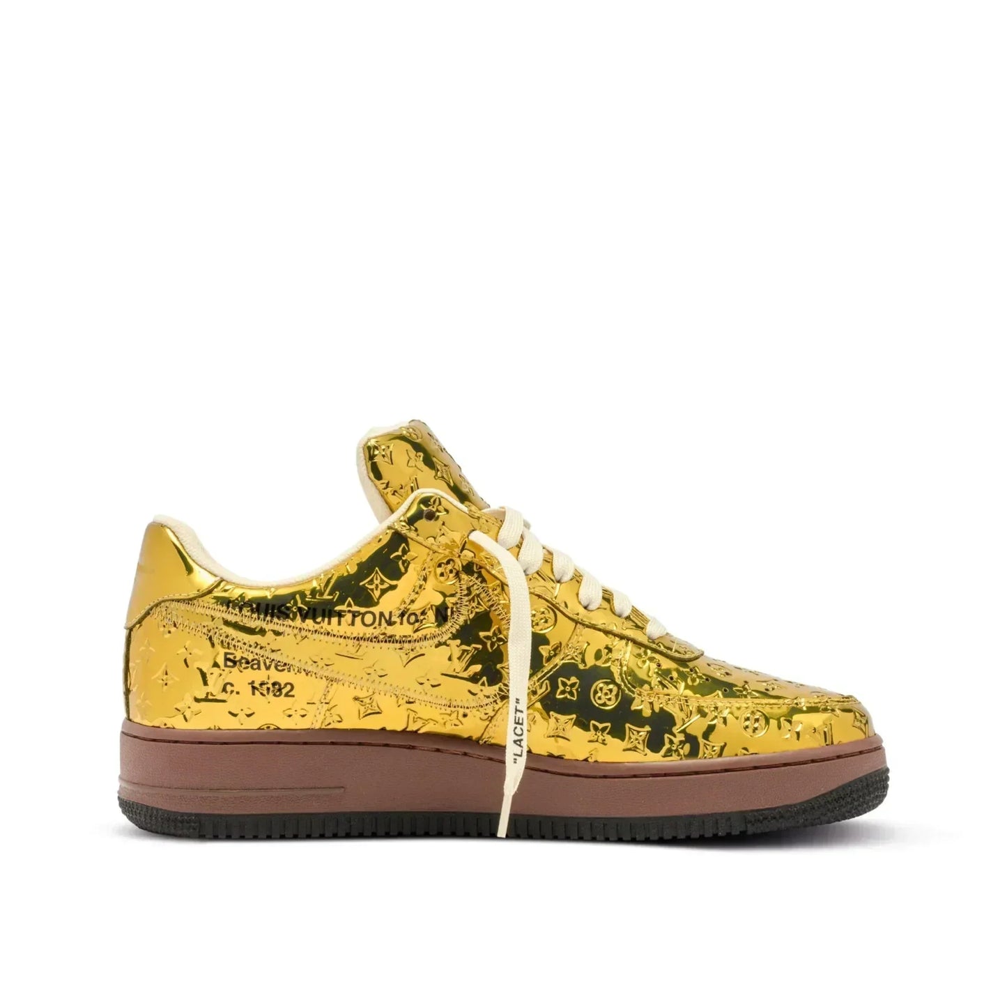 Louis Vuitton x Nike Air Force 1 Low Gold