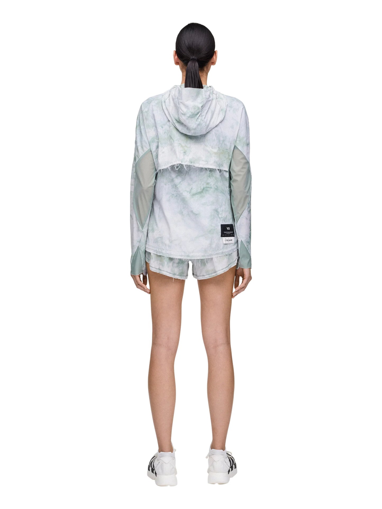 Adidas Womens Y 3 All Over Print Running Jacket