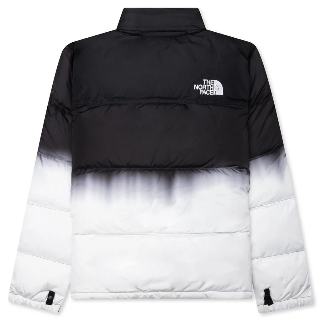 1996 Nuptse Dip Dye Jacket Black