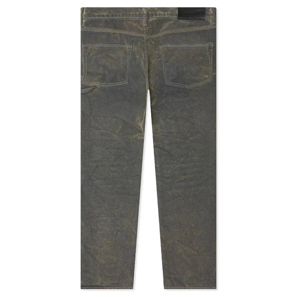 P015 Flocked Carpenter Green