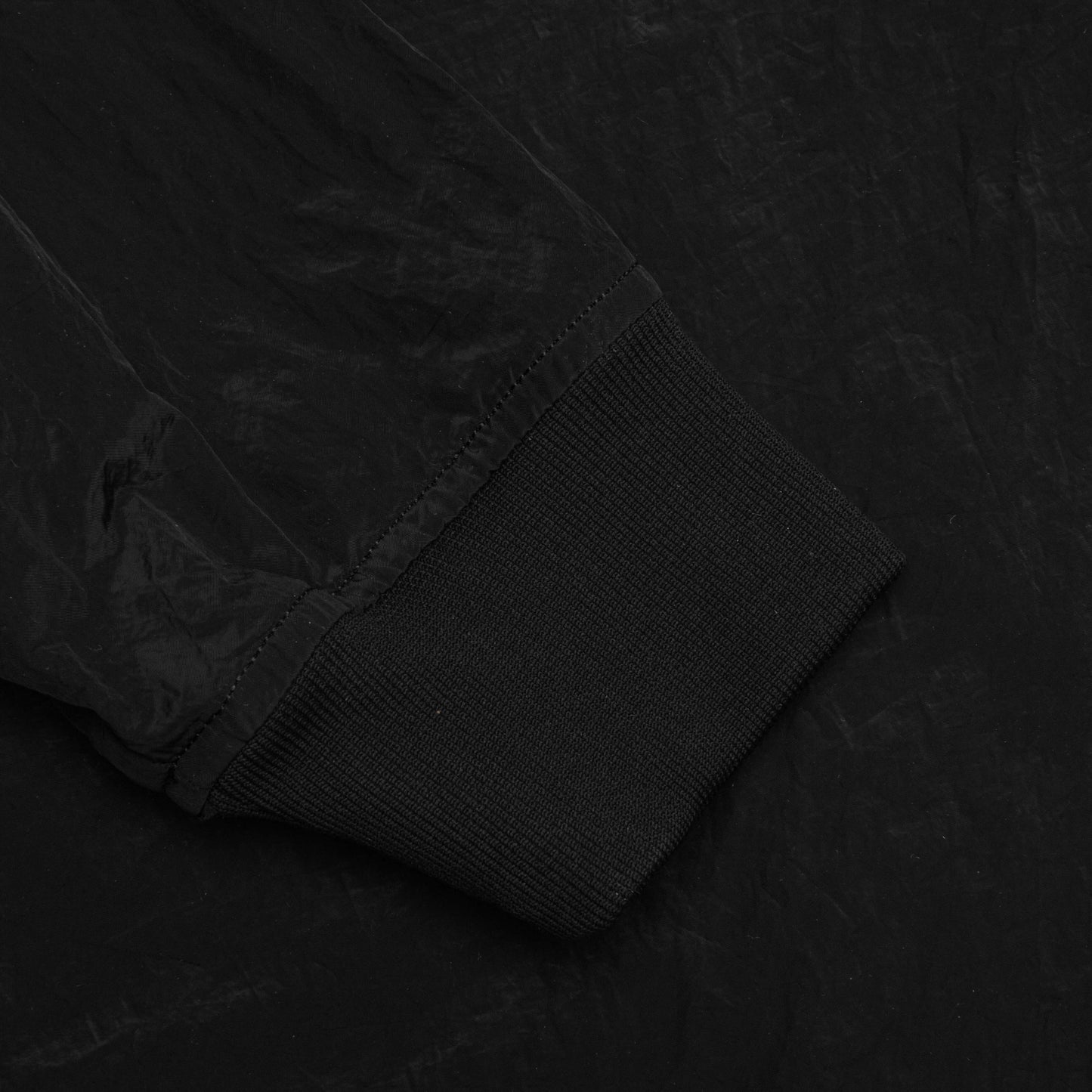 Funnel Neck Lightweight Jacket Black