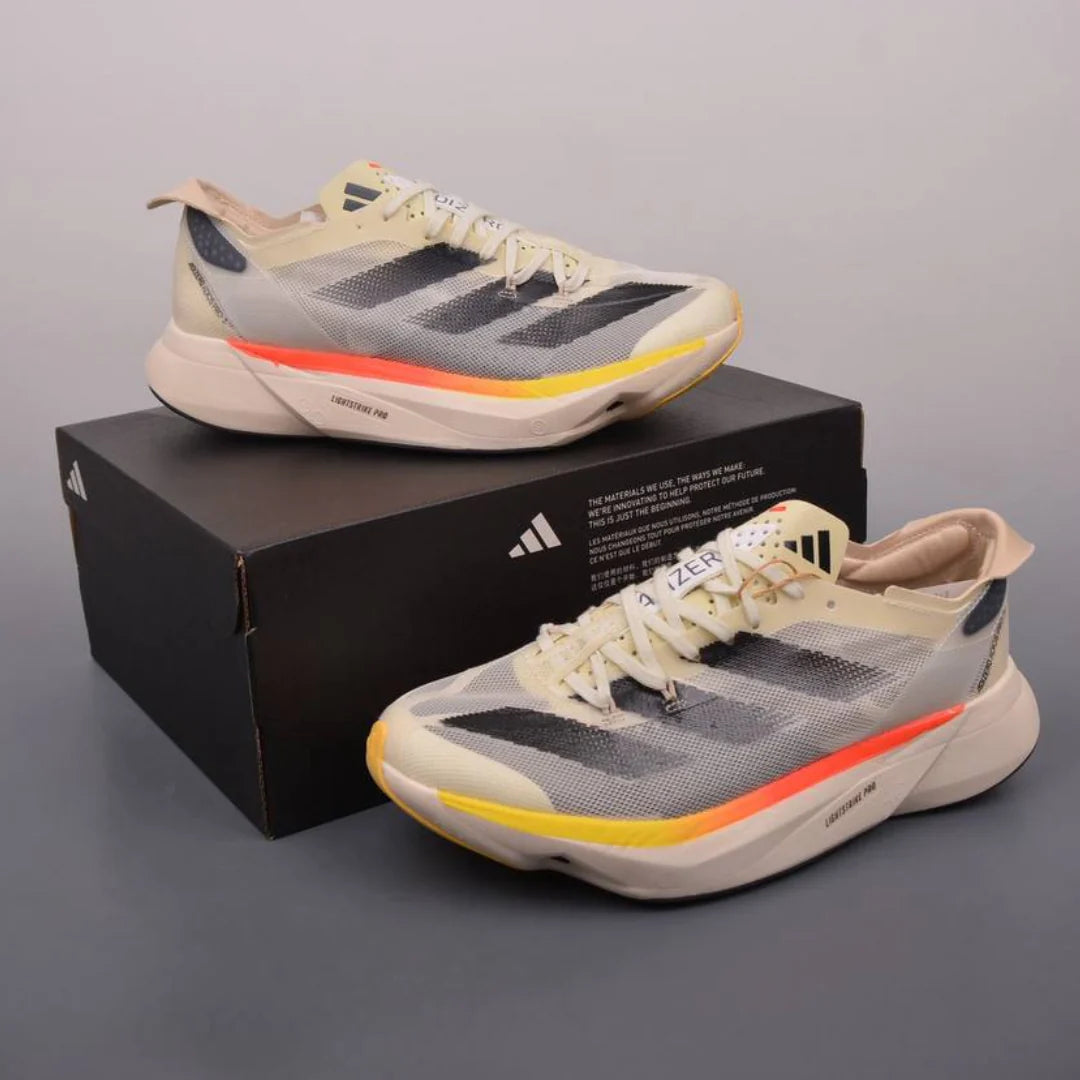 Adidas Adizero Adios Pro 3 Bege Preto Laranja