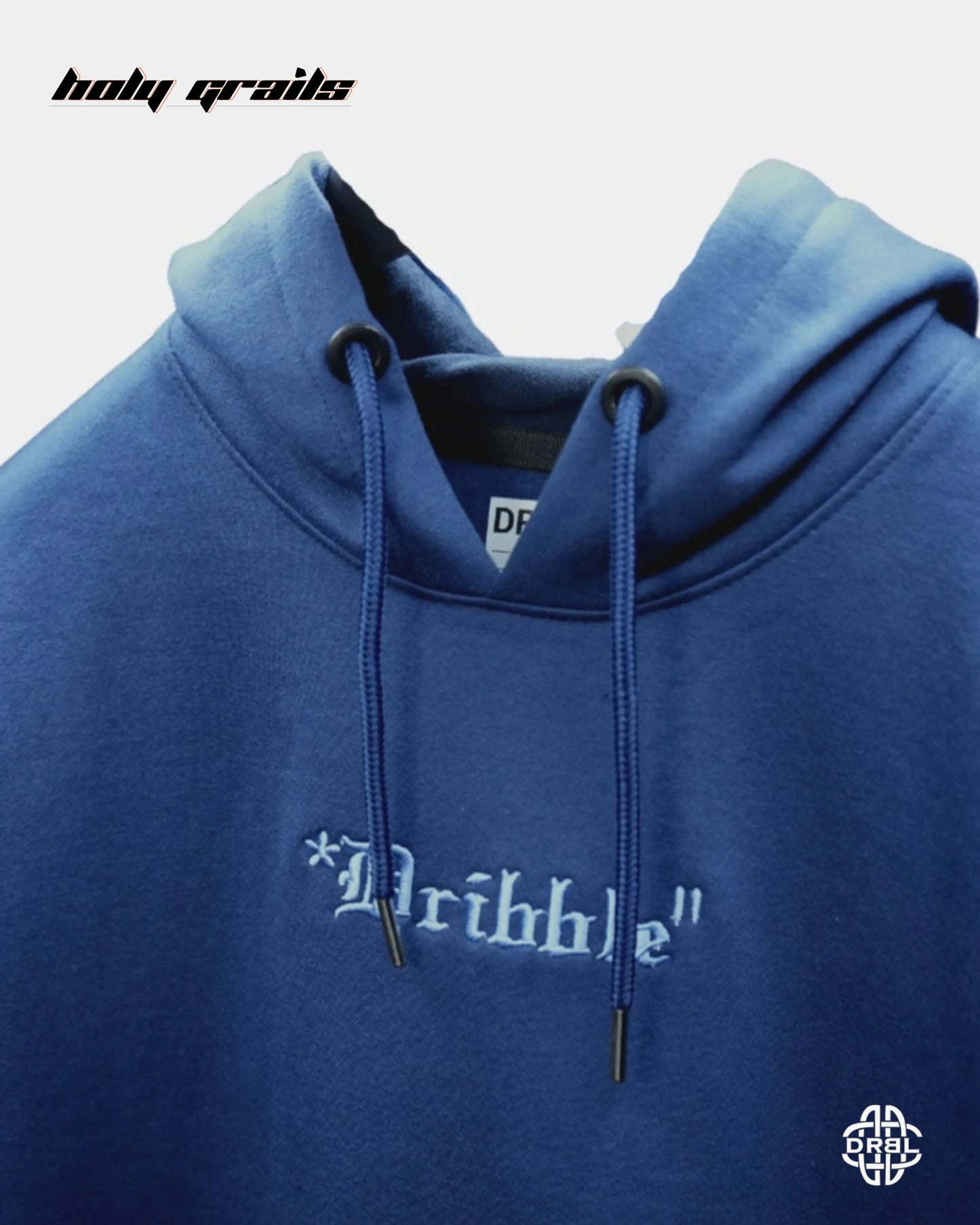 Unbothered Denim Blue Hoodie HG x DRBL