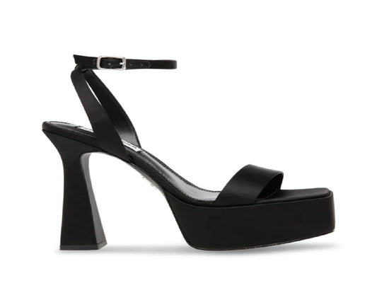 Sandalias Steve Madden Discor Negro Satín para Mujer