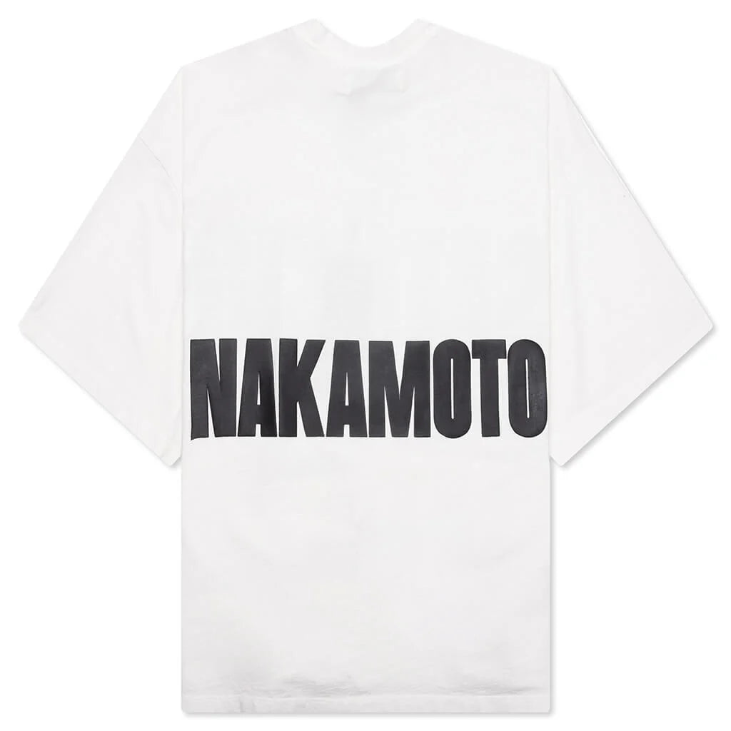 Jumbo Font Oversized Tee White