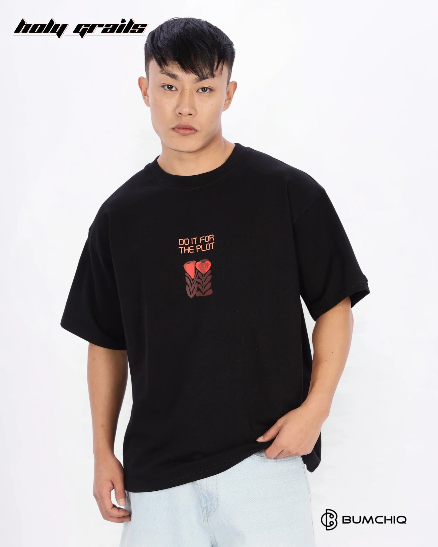 Blondie Black Oversize Tee HG x Bumchiq