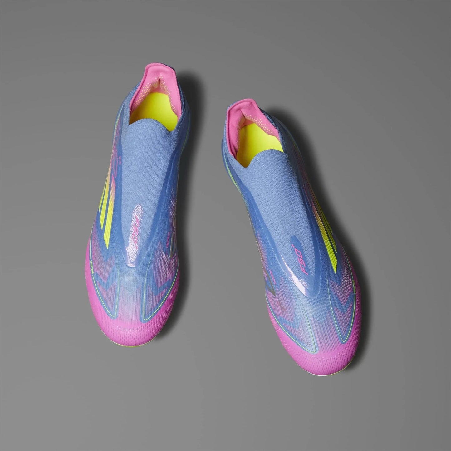 adidas F50 FG Mens Soccer Cleats Blue Fusion Lemon Pink