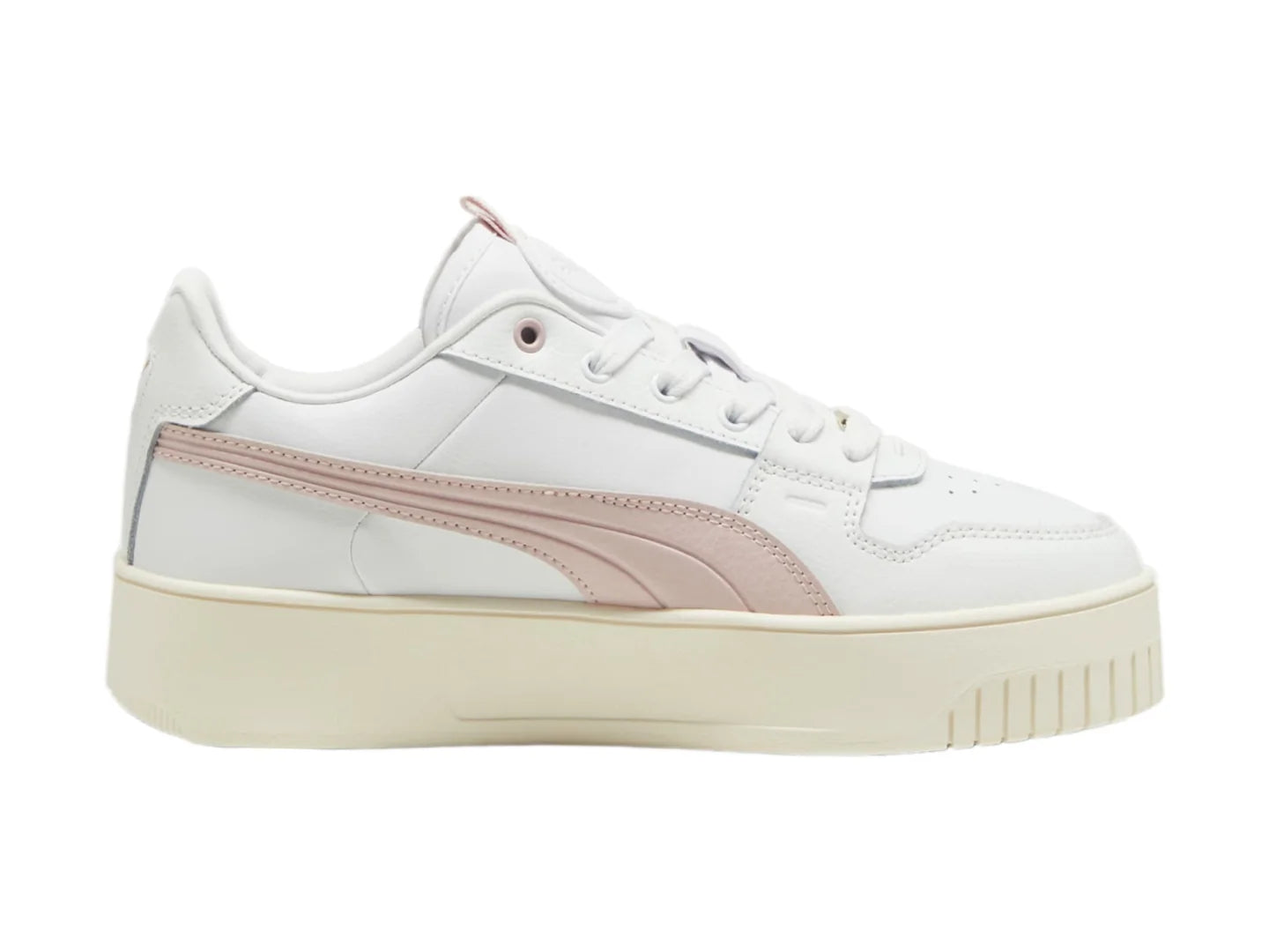 Tenis Puma Carina Street Lux Blanco y Malva para Mujer