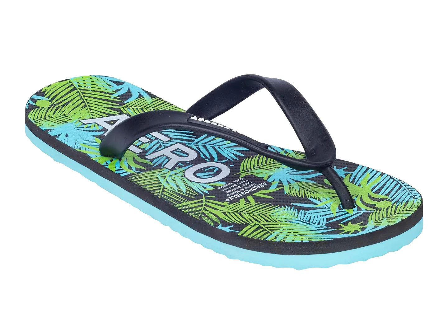 Sandalias Aeropostale Paradise Verde Multicolor para Hombre