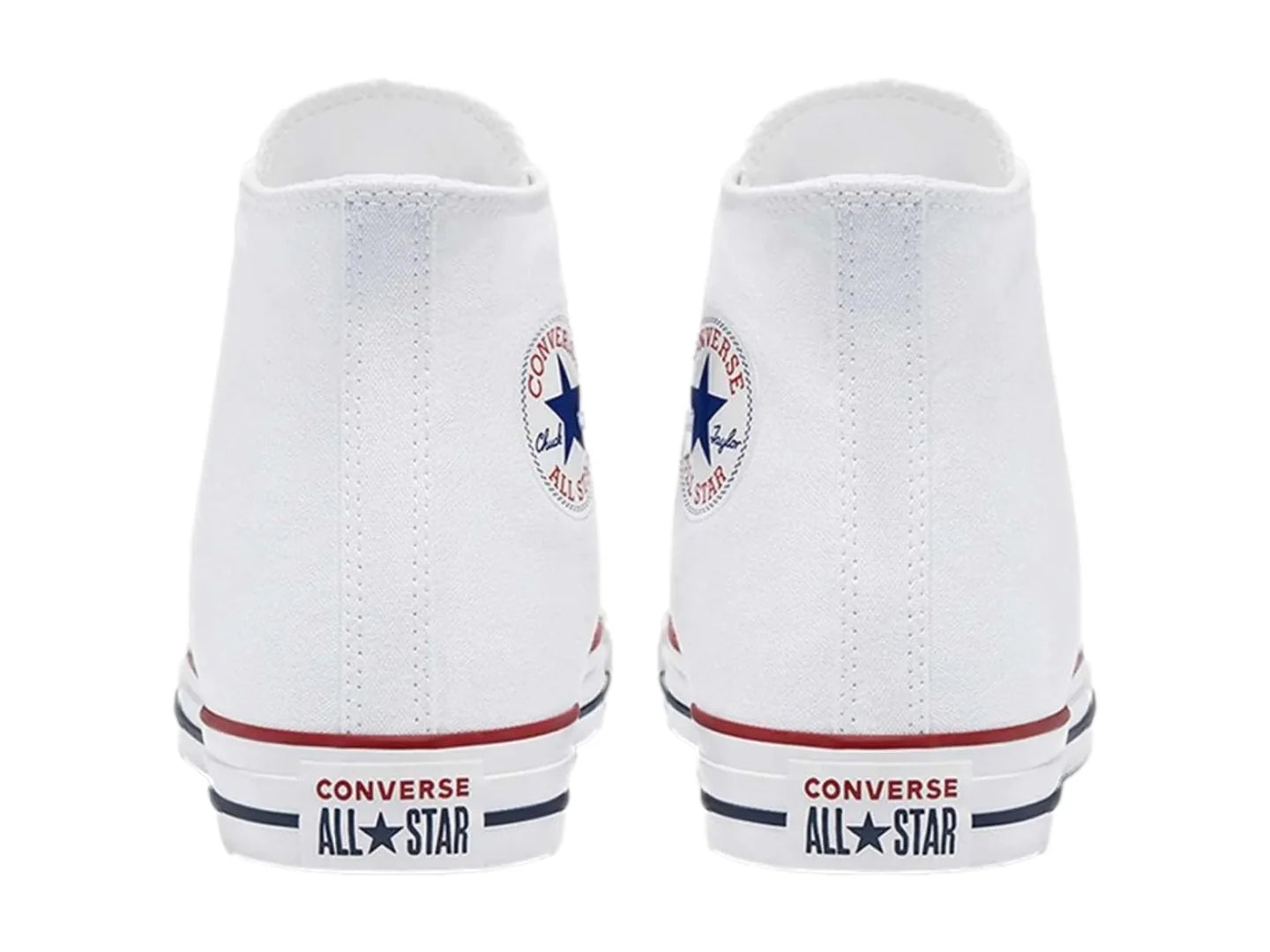 Tenis Converse Chuck Taylor Leather Hi Blancos Unisex