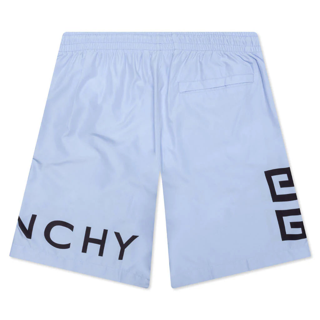 4G Long Swim Shorts Baby Blue