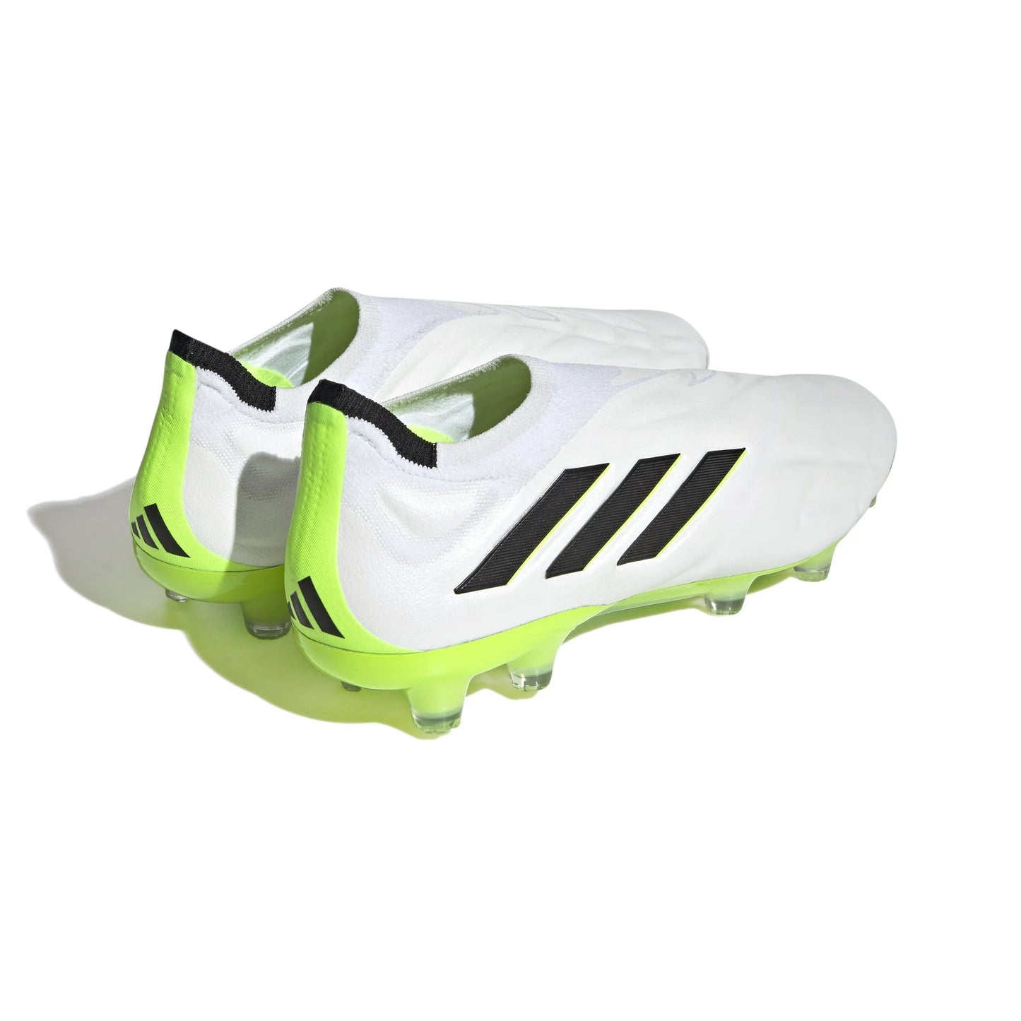 adidas Copa Pure FG Firm Ground Soccer Cleats White Black Lucid Lemon