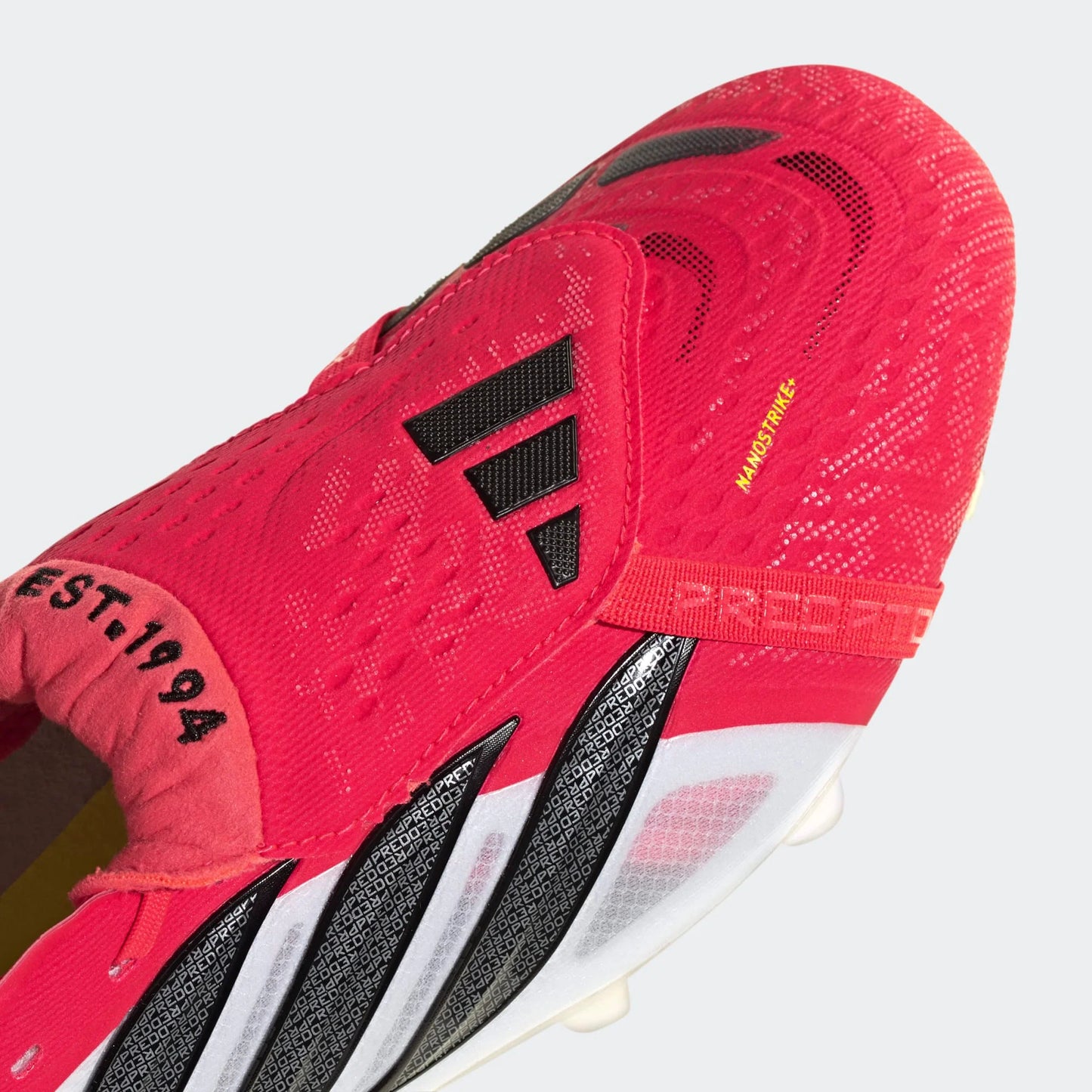 adidas Predator Elite Fold Over Tongue FG Firm Ground Mens Soccer Cleats Lucid Red Black White
