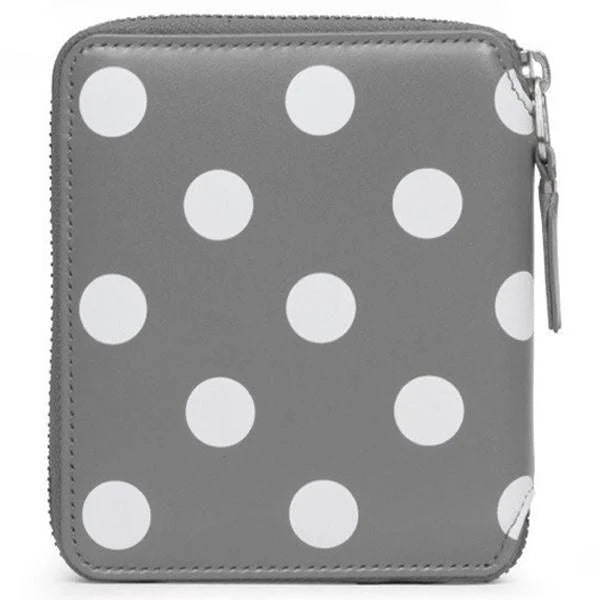 Comme des Garcons SA2100PD Polka Dots Wallet Grey