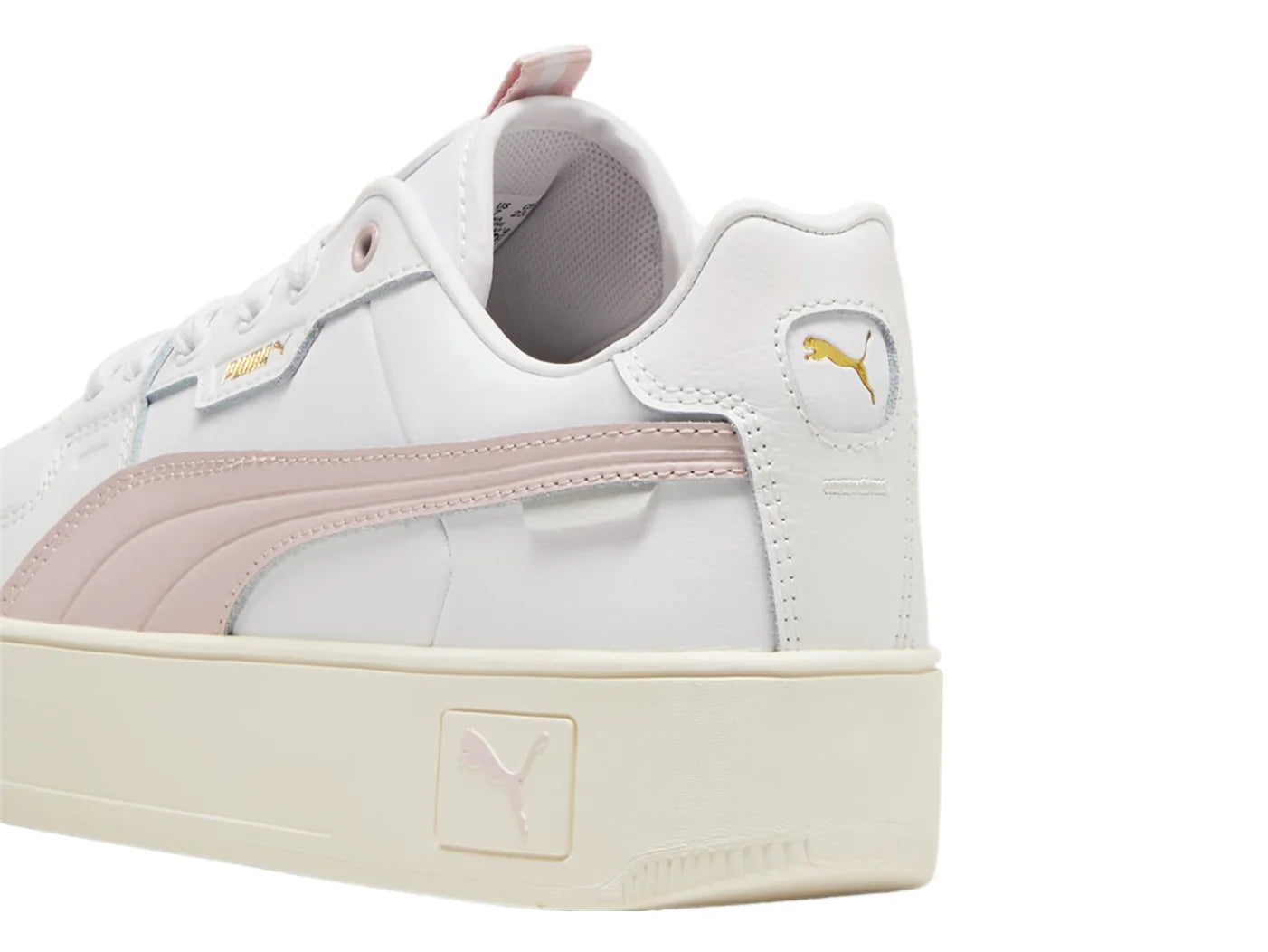 Tenis Puma Carina Street Lux Blanco y Malva para Mujer