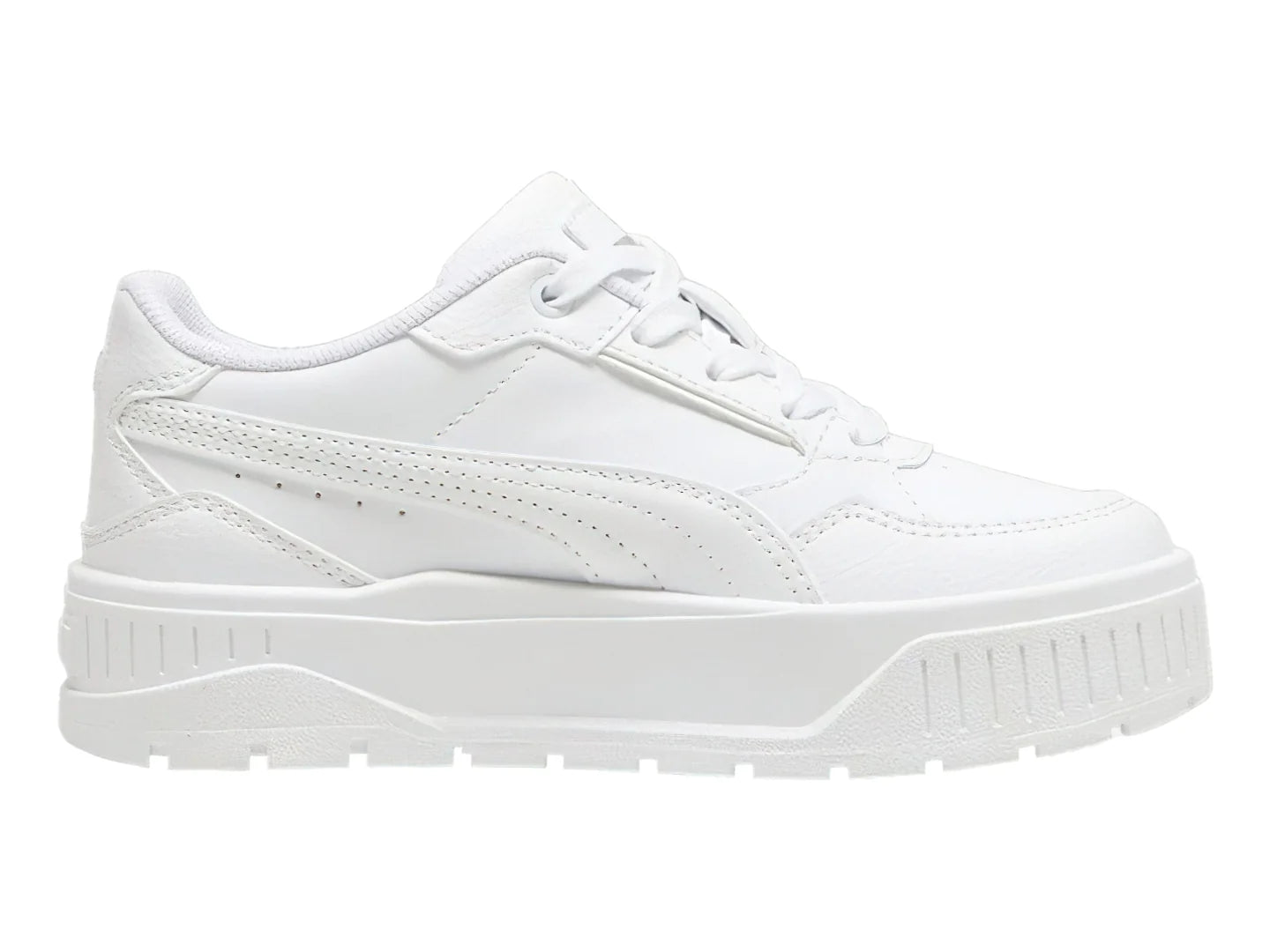 Tenis PUMA Karmen II Idol Blancos y Plata para Niña