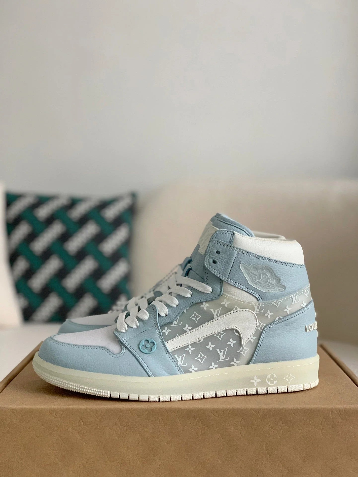 Nike Air Jordan 1 x LV Monogram Sky Edition