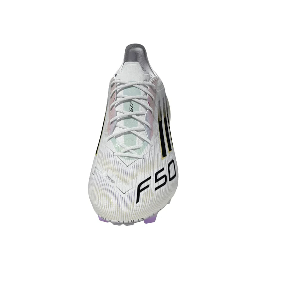 adidas F50 Elite Firm Ground Boots White Black