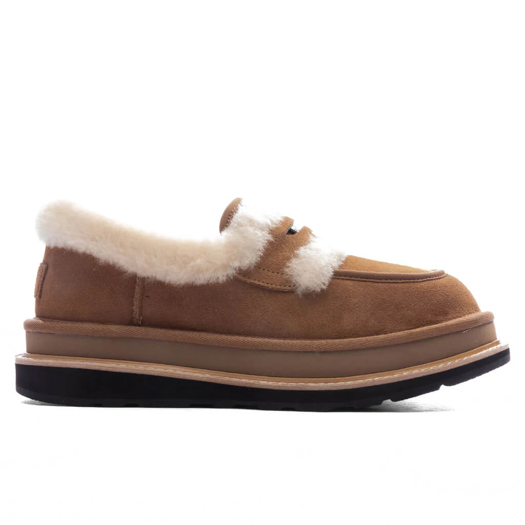 UGG x Sacai Womens Loafer Chestnut