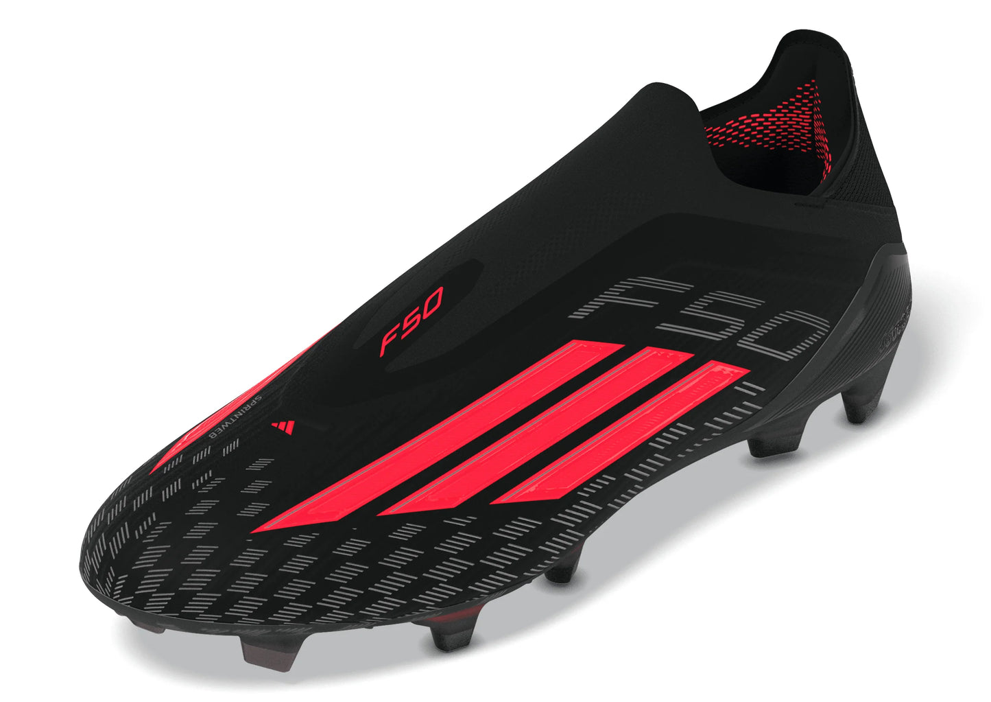adidas F50 Elite Laceless FG Firm Ground Mens Soccer Cleats Black Red