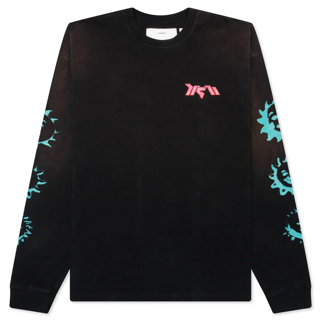 Xiao Long Ls Tee Bleached Black