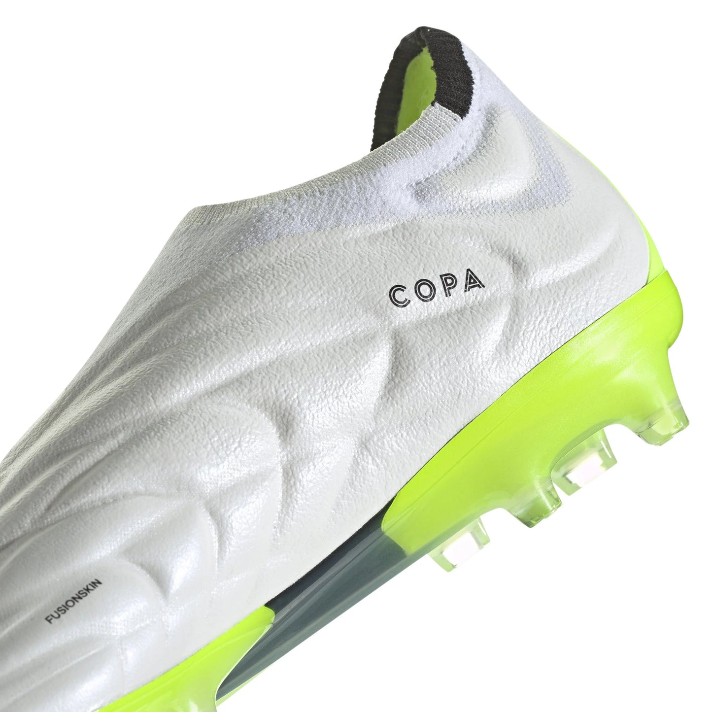 adidas Copa Pure FG Firm Ground Soccer Cleats White Black Lucid Lemon