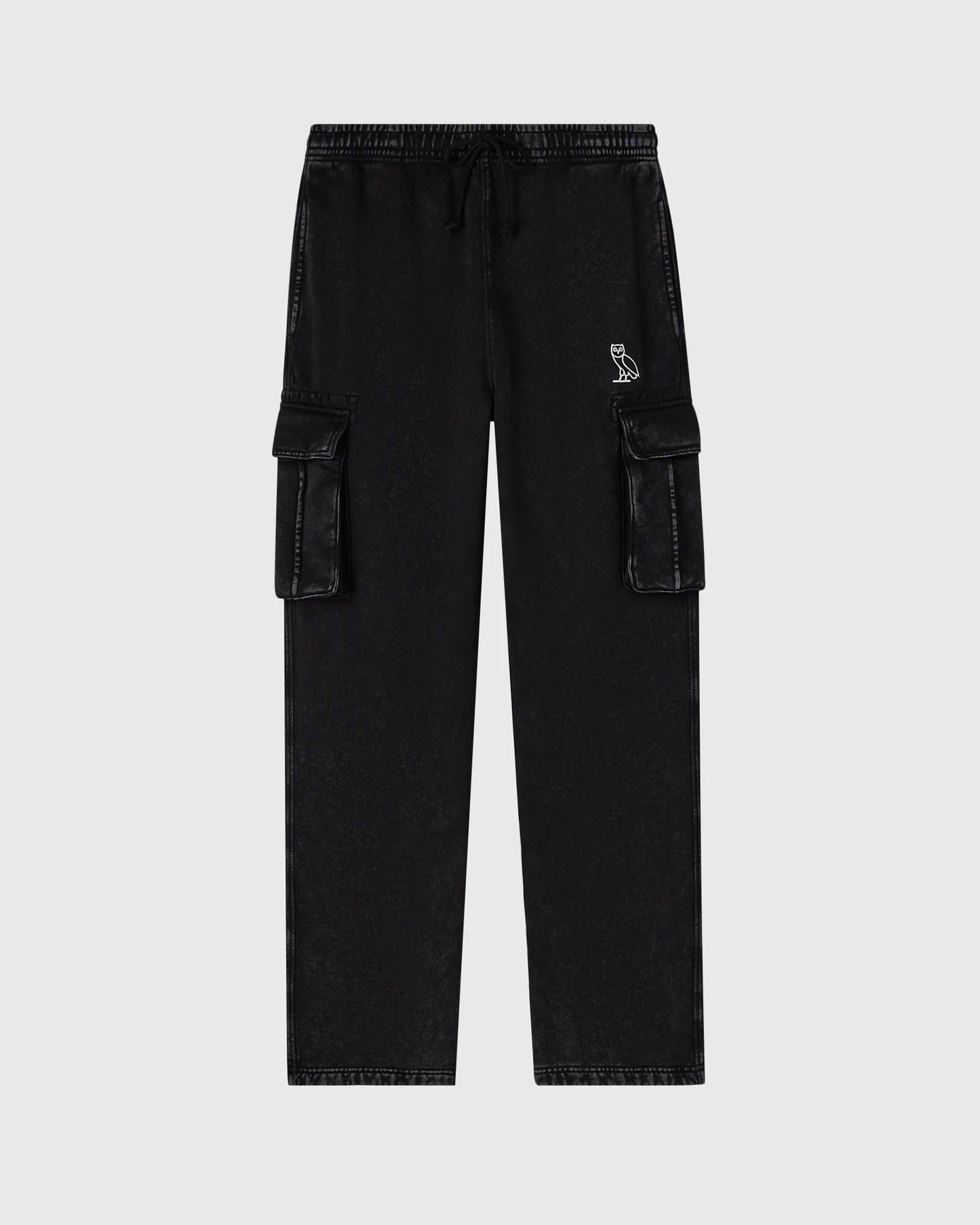 Muskoka Cargo Sweatpant Garment Dyed Black