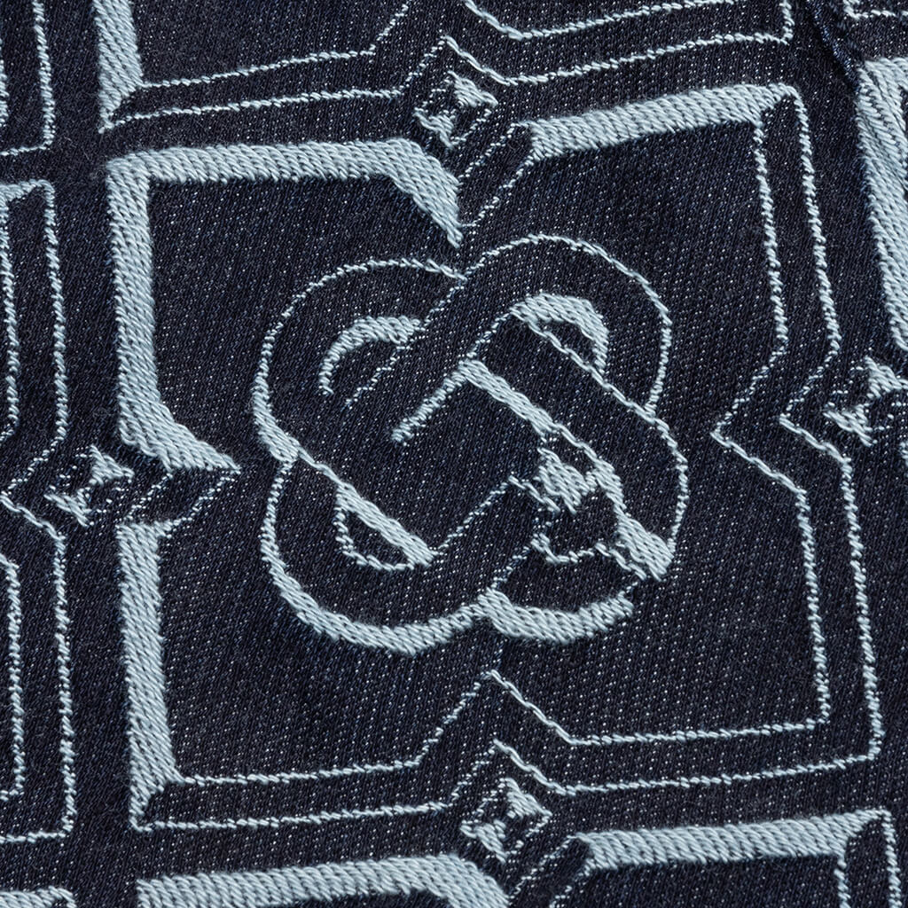 Monogram Classic Denim Straight Leg Jean Indigo