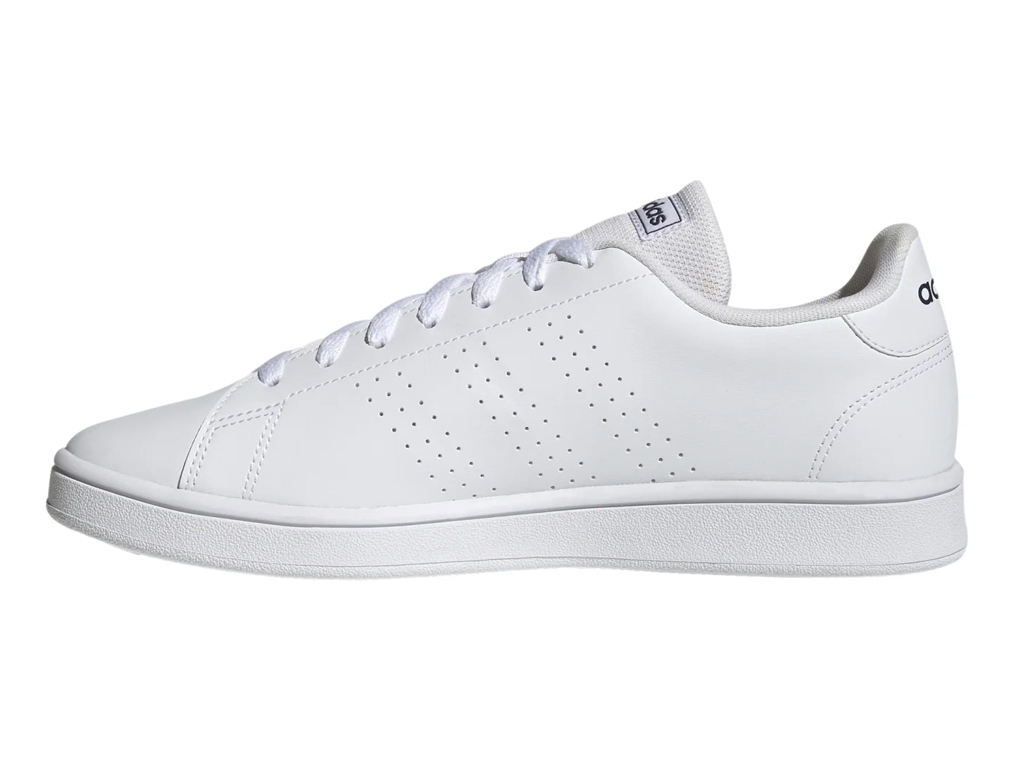 Tenis Adidas Advantage Base Blanco y Marino para Hombre