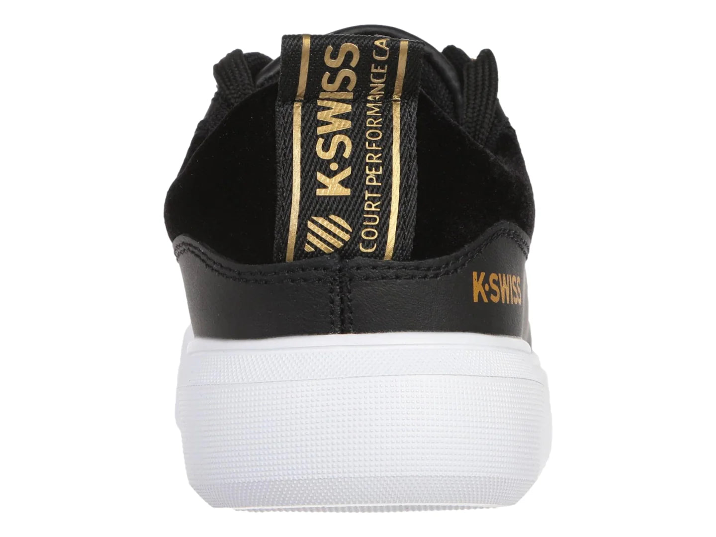 Tenis K SWISS Alessius Negro y Dorado para Mujer