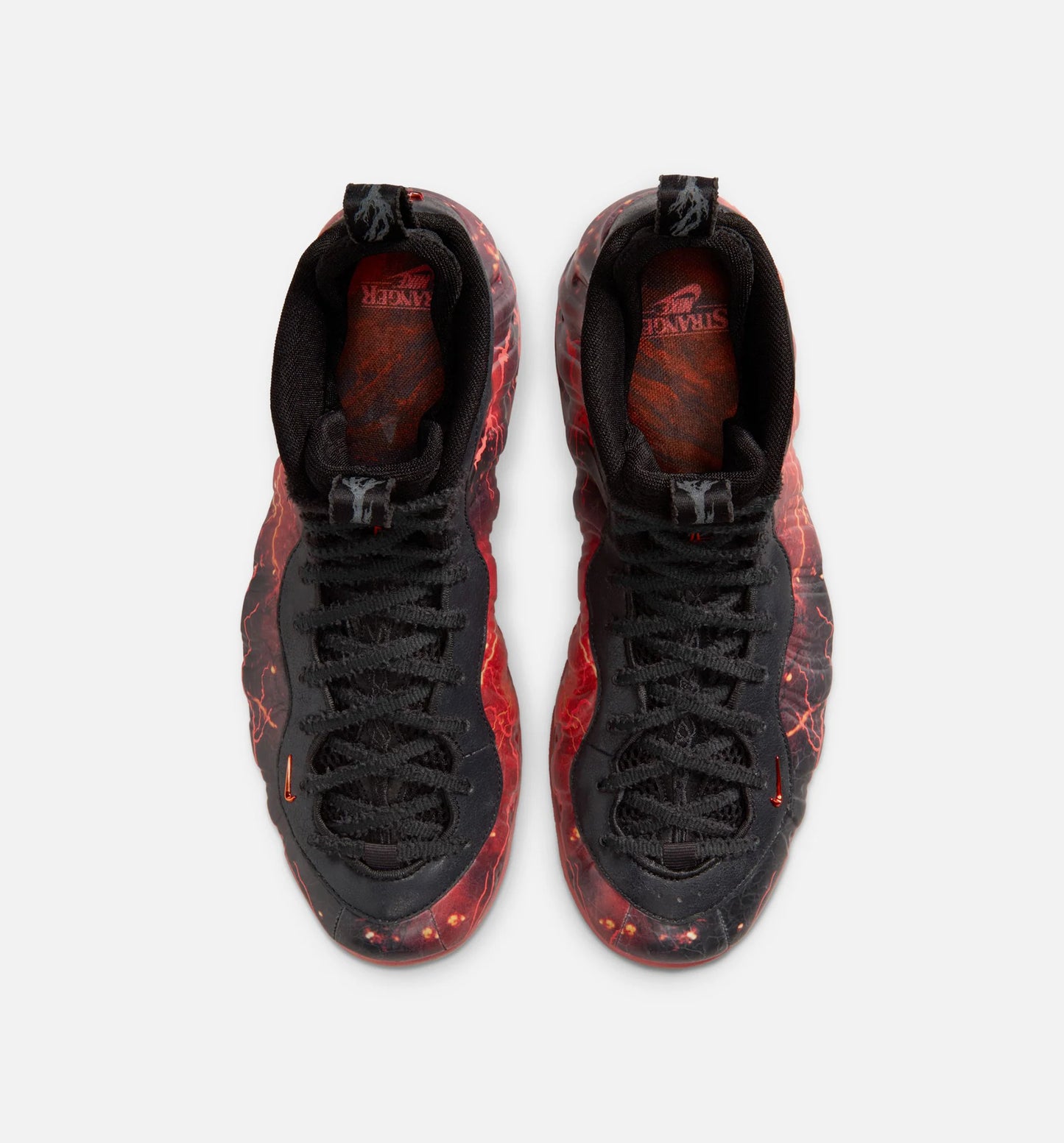 Air Foamposite One x Stranger Things Vecna Mens Lifestyle Shoe Black Bright Crimson Off Noir