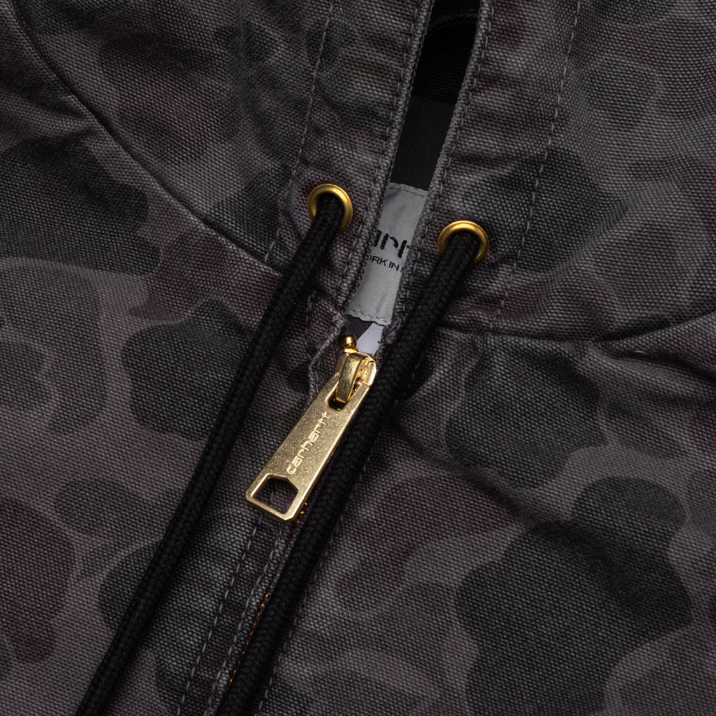 Duck Active Jacket Garment Dyed Camo Duck Green Graphite