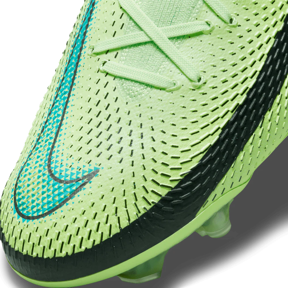 Nike Phantom GT Elite DF FG Firm Ground Soccer Cleats Lime Glow Aquamarine