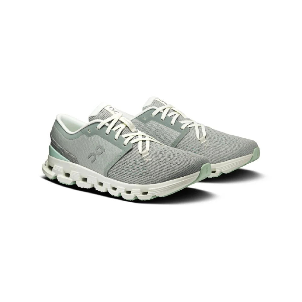 Tênis On Running Cloud X 4 Gray Green