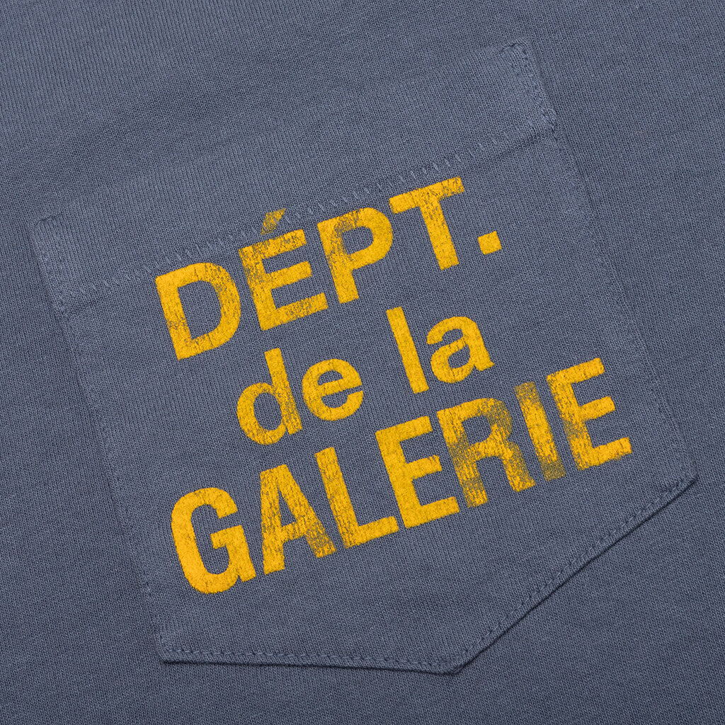 De La Galerie L S Pocket Tee Navy