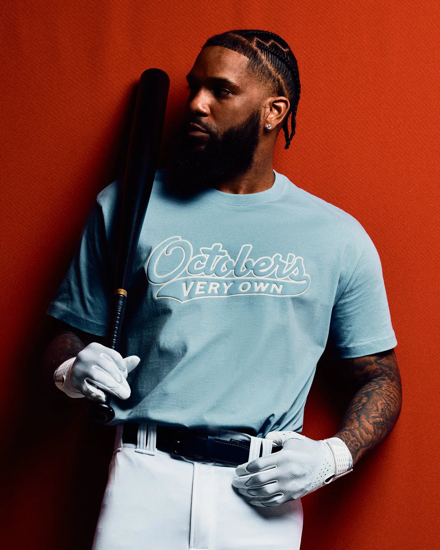 Sports Script Tee White