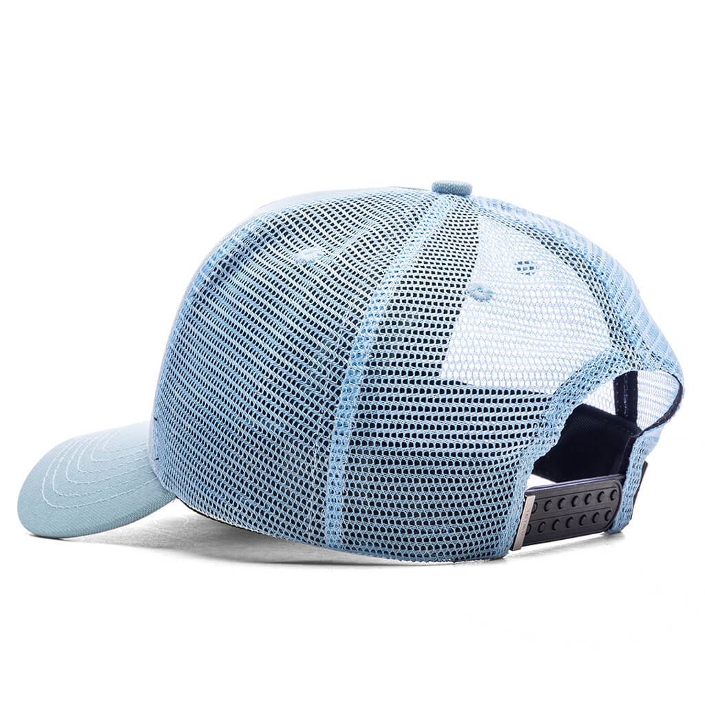 Jazz Wolf Trucker Hat Dusty Blue