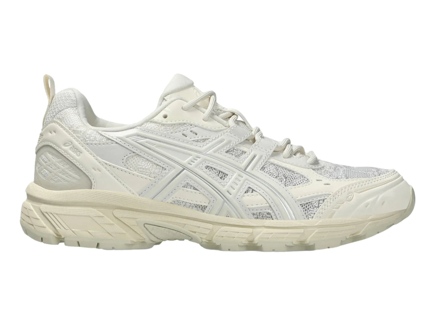 Tenis ASICS Gel Nunobiki Crema y Plata para Mujer