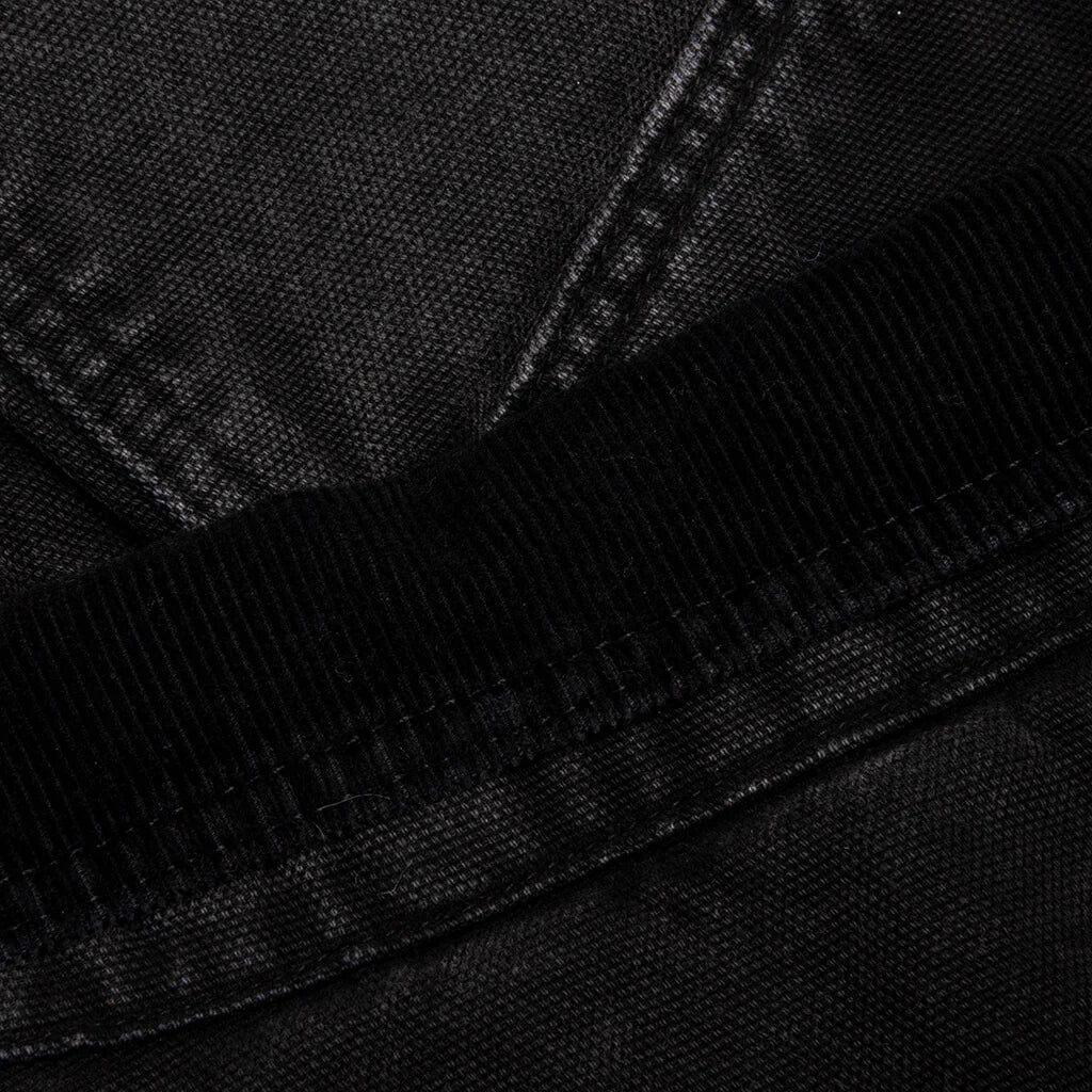 Washed Canvas Shop Jacket Black