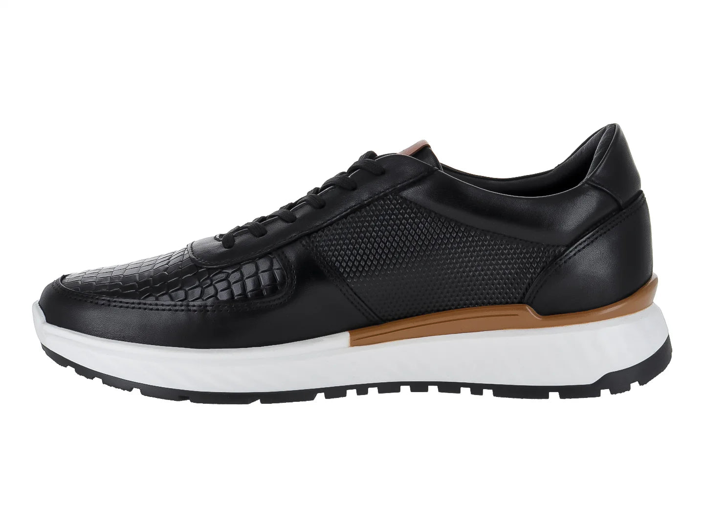 Zapatos Casuales Gino Cherruti Negro y Canela para Hombre