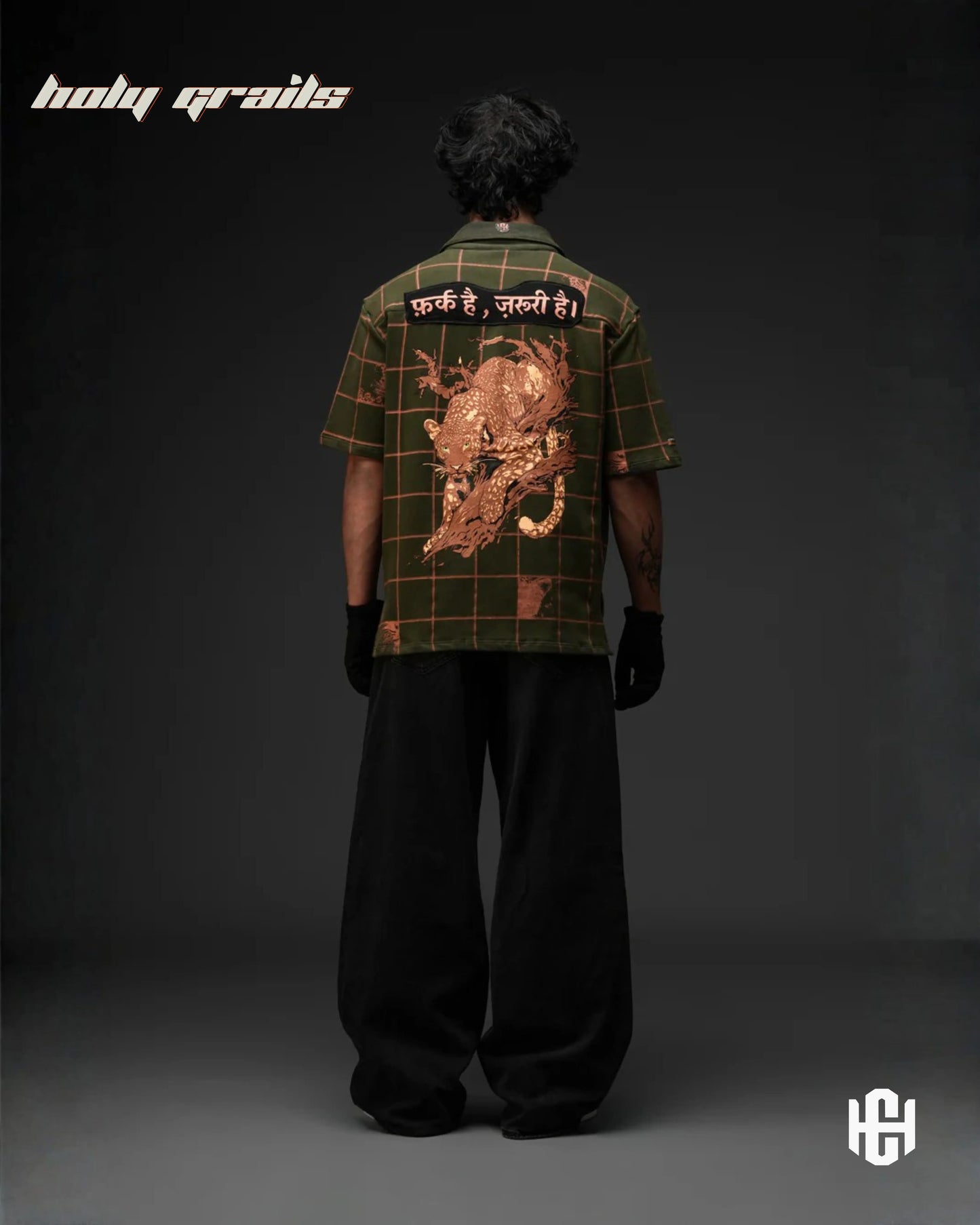 The Faraq Olive Green Shirt HG x Charactr
